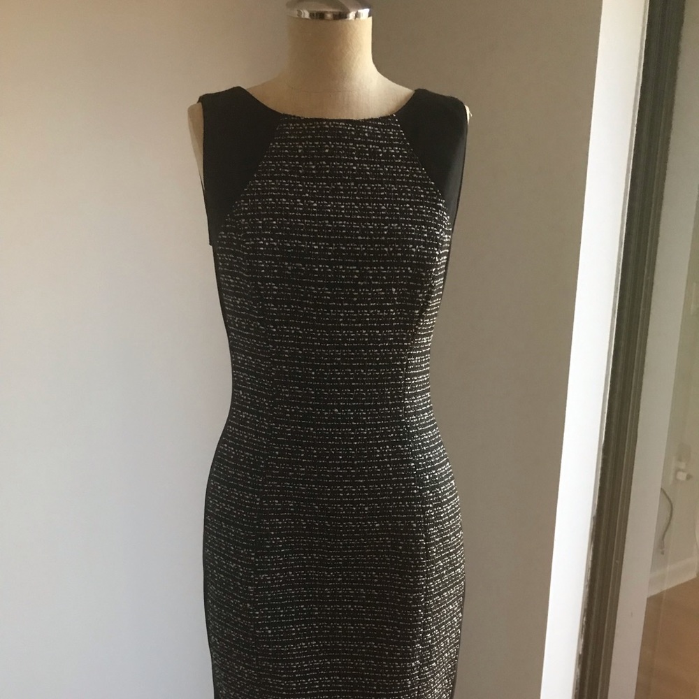 WHBM Tweed Ponte Sheath dress